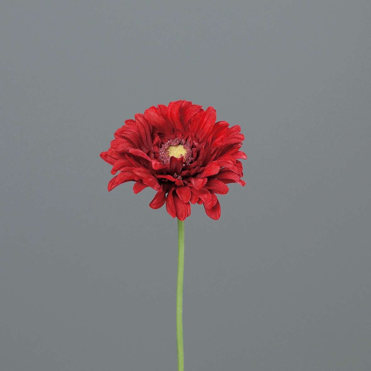Knstliche Gerbera mit einer Blte | SBS | Seidenblumen.Shop